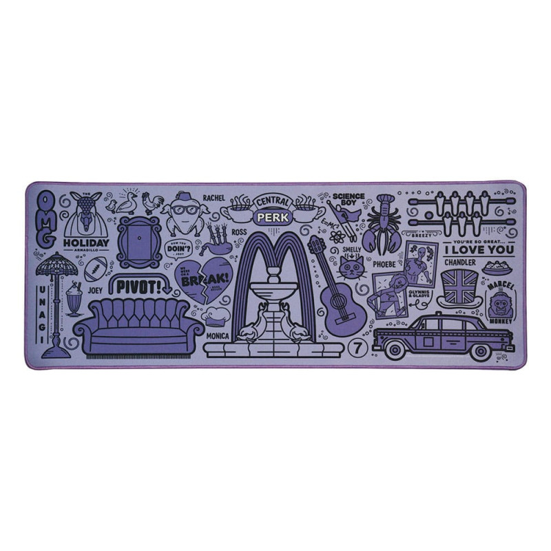 FÉVRIER 2025 : Friends - Tapis de bureau XL + sous-verre