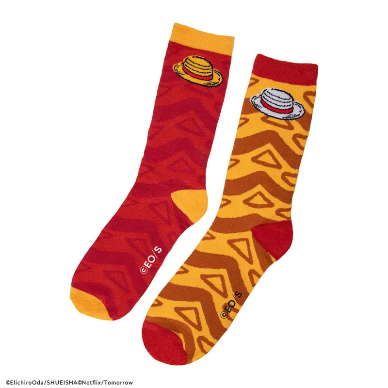 NOVEMBRE 2024 : One Piece (Netlix) - Boule à sapin capsule Chaussettes Luffy