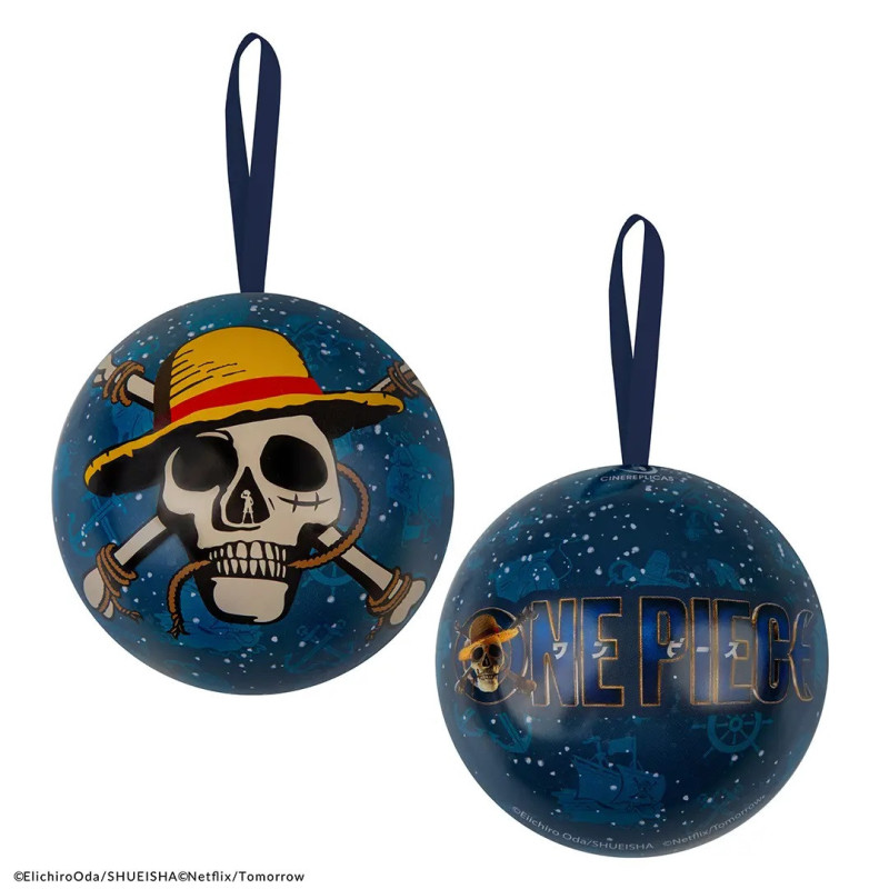 NOVEMBRE 2024 : One Piece (Netflix) - Boule à sapin capsule Sac shopping Jolly Roger