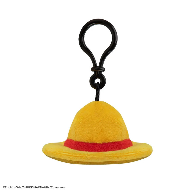 NOVEMBRE 2024 : One Piece (Netflix) - Boule à sapin capsule Porte-clé bag clip peluche Chapeau Luffy