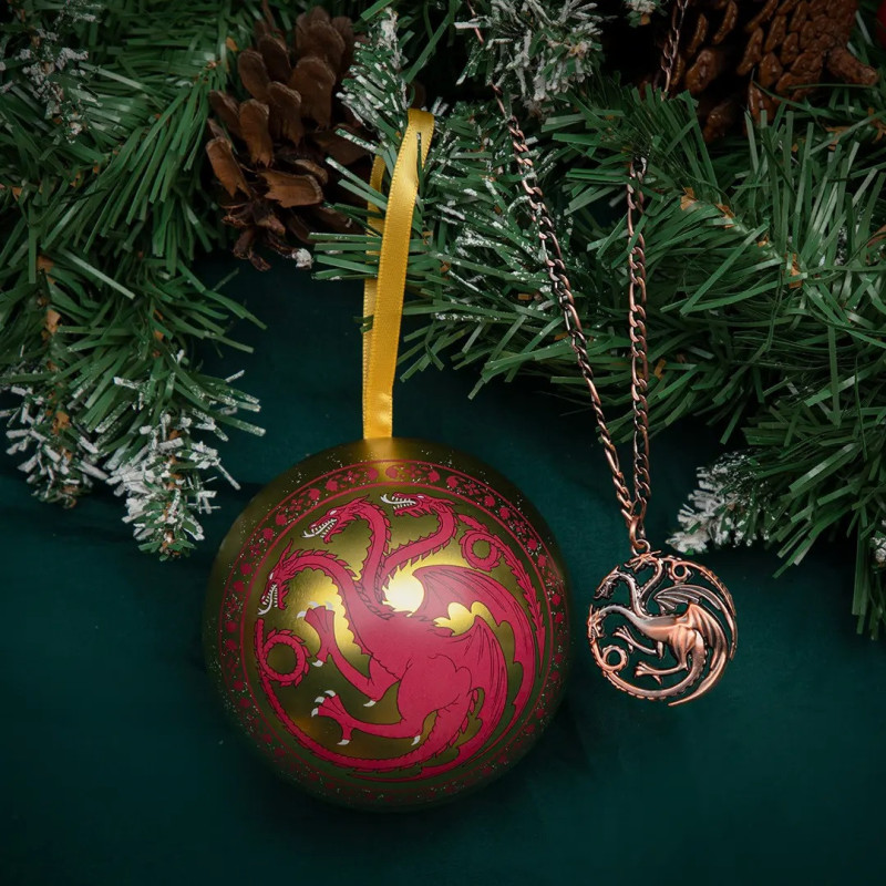 Game of Thrones - Boule à sapin capsule Collier Targaryen