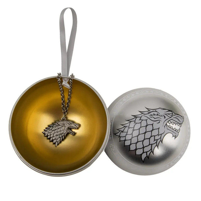 Game of Thrones - Boule à sapin capsule Collier Stark