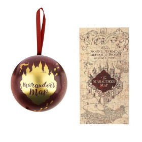 Harry Potter - Boule à sapin capsule Puzzle Marauder's Map