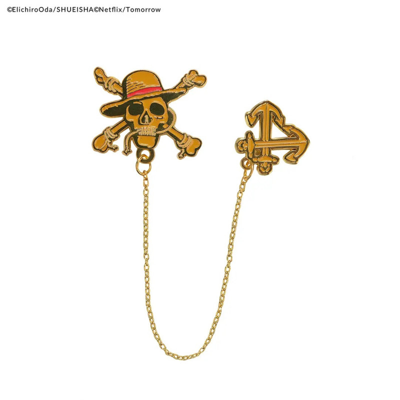 OCTOBRE 2024 : One Piece (Netflix) - Marque-page chaîne Crâne Jolly Roger de Luffy