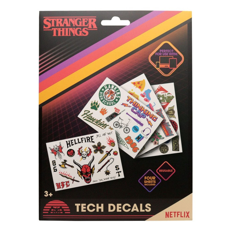 DÉCEMBRE 2024 : Stranger Things - Set de tech stickers