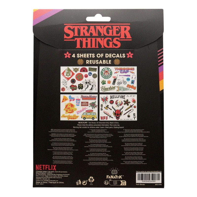 DÉCEMBRE 2024 : Stranger Things - Set de tech stickers