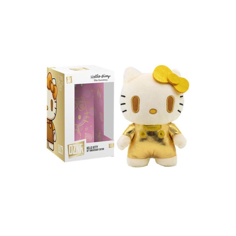 Sanrio - Peluche DZNR Hello Kitty Golden Edition 18 cm