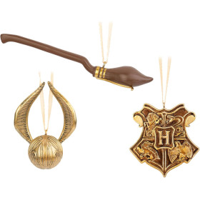 Harry Potter - Set de 3 décorations de sapin Quidditch