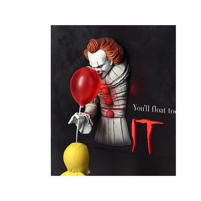 FÉVRIER 2025 : It (2017) - Statue PVC Poster Pennywise & Georgie 20 cm