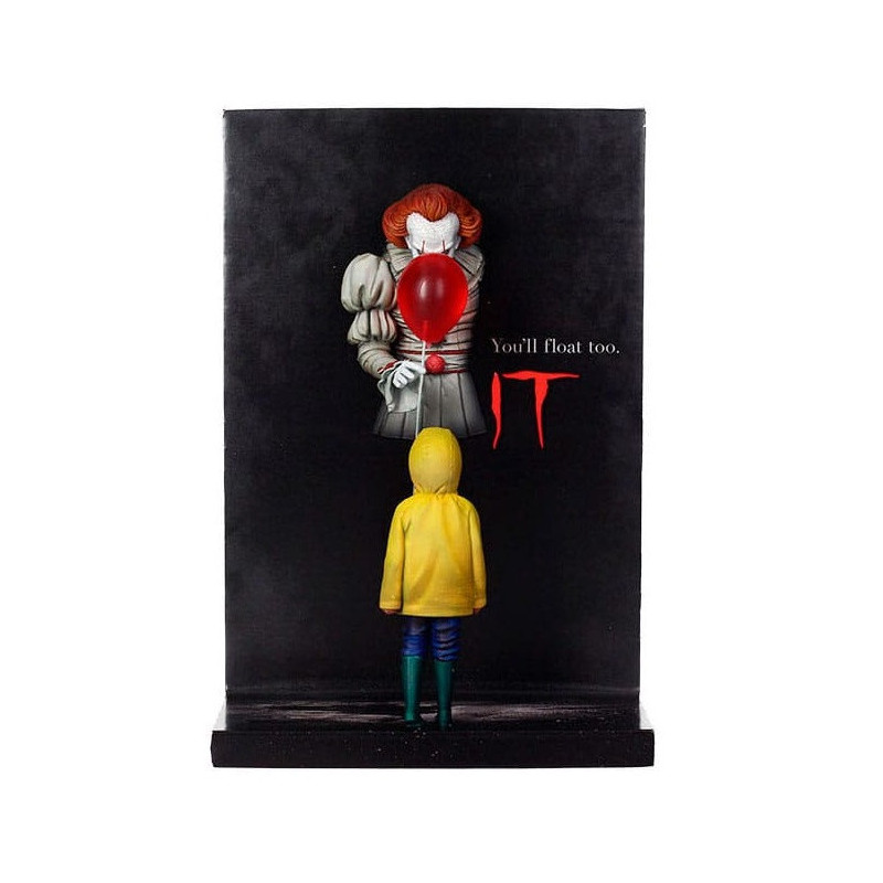 FÉVRIER 2025 : It (2017) - Statue PVC Poster Pennywise & Georgie 20 cm