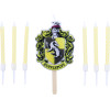 Harry Potter - Set de 7 bougies Anniversaire Hufflepuff