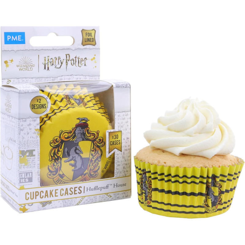 Harry Potter - Set de 30 caissettes à cupcakes Hufflepuff