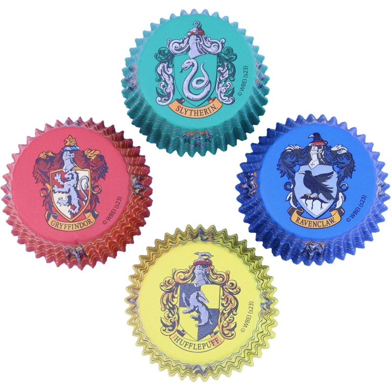 Harry Potter - Set de 60 caissettes à cupcakes 4 Maisons