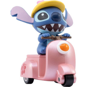 Disney - Zoom Hero Series : Mini figurine Stitch Motorcycle Pink