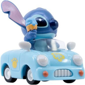 Disney - Zoom Hero Series : Mini figurine Stitch Sports Car (with ice cream) Blue