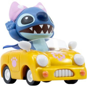 Disney - Zoom Hero Series : Mini figurine Stitch Sports Car Yellow