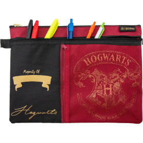 Harry Potter - Trousse étui de transport multi-poches pour bloc-notes et tablette 34 x 25 cm