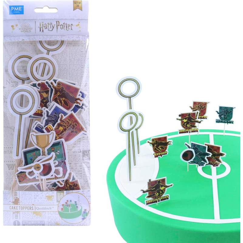 Harry Potter - Set de 30 toppers Quidditch