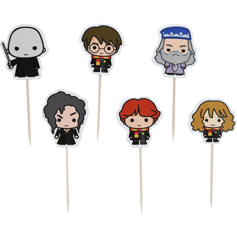 Harry Potter - Set de 24 caissettes à cupcakes & toppers personnages