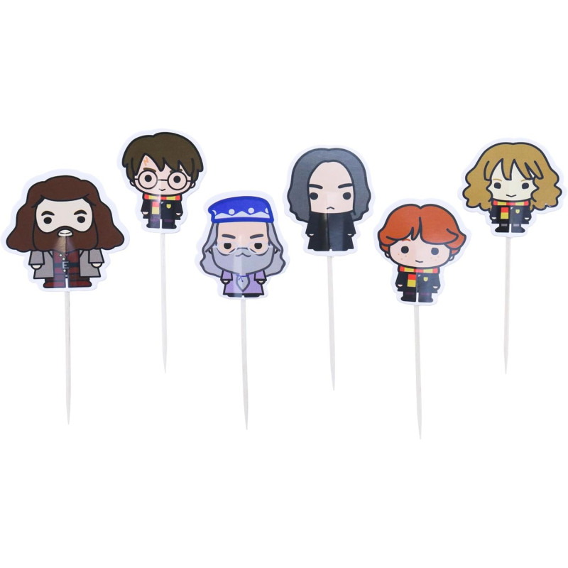 Harry Potter - Set de 6 toppers Personnages Héros