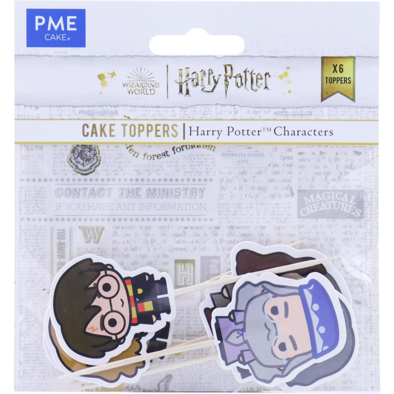 Harry Potter - Set de 6 toppers Personnages Héros