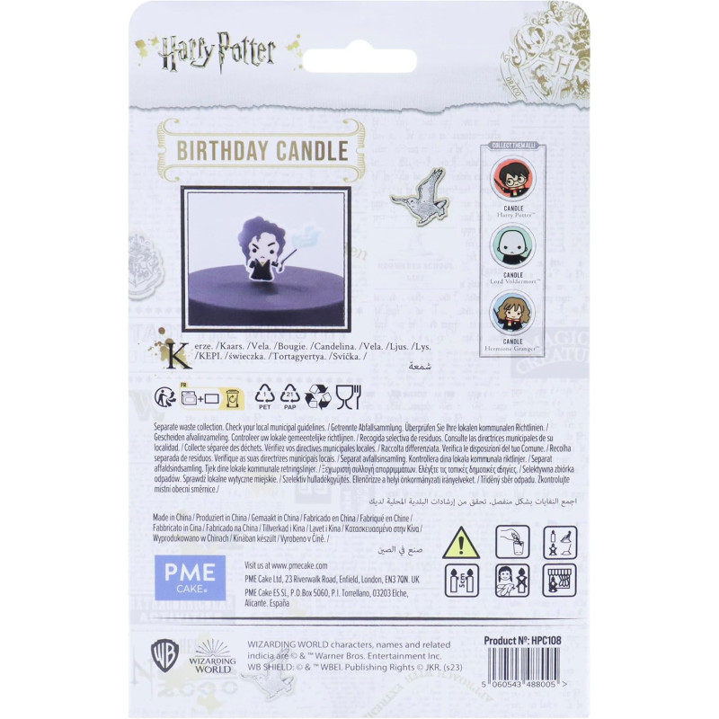 Harry Potter - Bougie d'anniversaire Bellatrix Lestrange