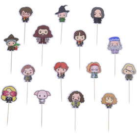 Harry Potter - Set de 15 toppers Personnages Héros