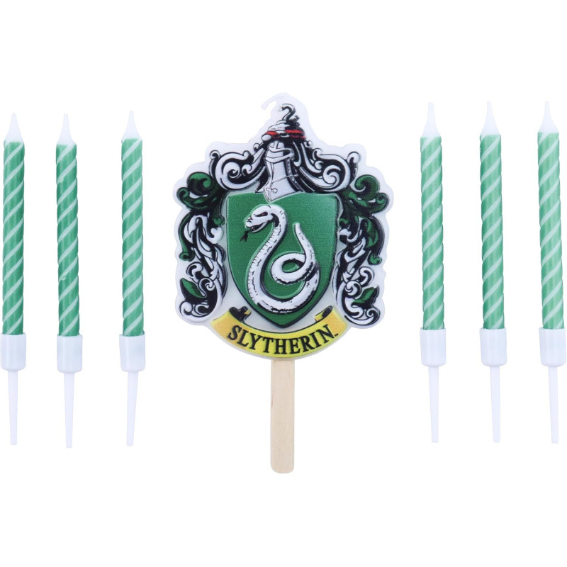 Harry Potter - Set de 7 bougies Anniversaire Slytherin