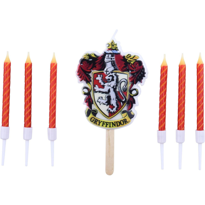 Harry Potter - Set de 7 bougies Anniversaire Gryffindor