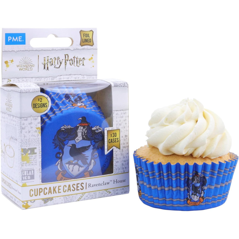 Harry Potter - Set de 30 caissettes à cupcakes Ravenclaw