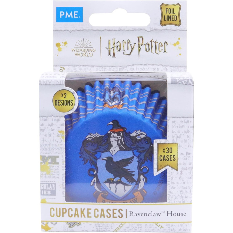 Harry Potter - Set de 30 caissettes à cupcakes Ravenclaw