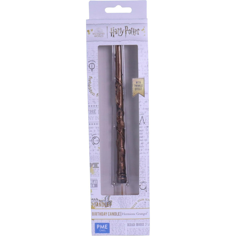 Harry Potter - Grande Bougie d'anniversaire baguette Hermione Granger