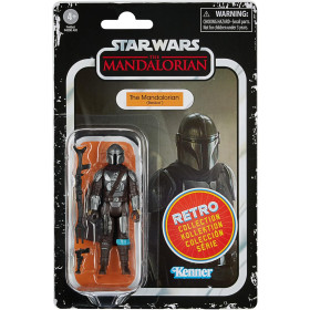 Star Wars : The Mandalorian - Retro Collection - Figurine Mandalorian Beskar (10 cm)