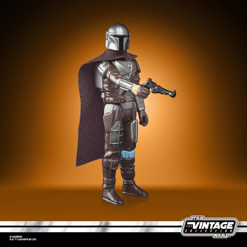 Star Wars : The Mandalorian - Retro Collection - Figurine Mandalorian Beskar (10 cm)