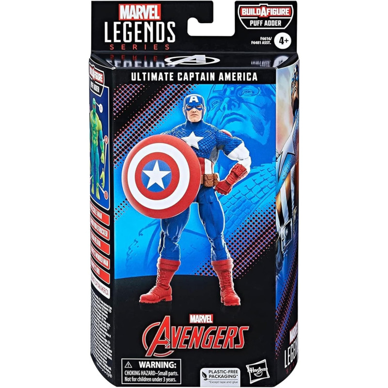 Marvel Legends - Puff Adder Series - Figurine Ultimate Captain America 15 cm