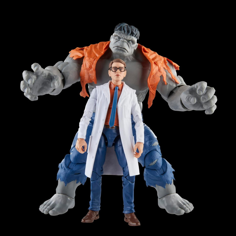 Marvel Legends - Figurines Avengers: Beyond Earth's Mightiest Gray Hulk & Bruce Banner