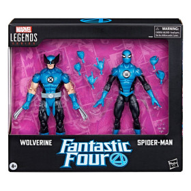 Marvel Legends - Fantastic Four - Pack 2 figurines Wolverine & Spider-Man