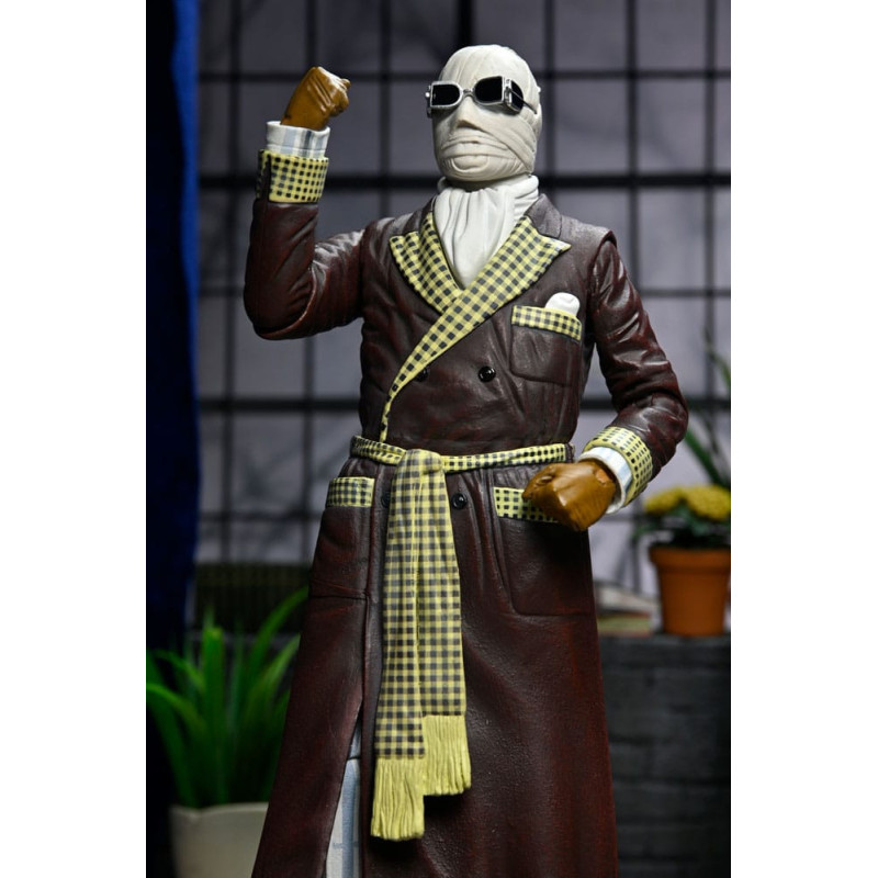 MARS 2025 : Universal Monsters - Figurine Ultimate Invisible Man Kemp House (Color) 18 cm