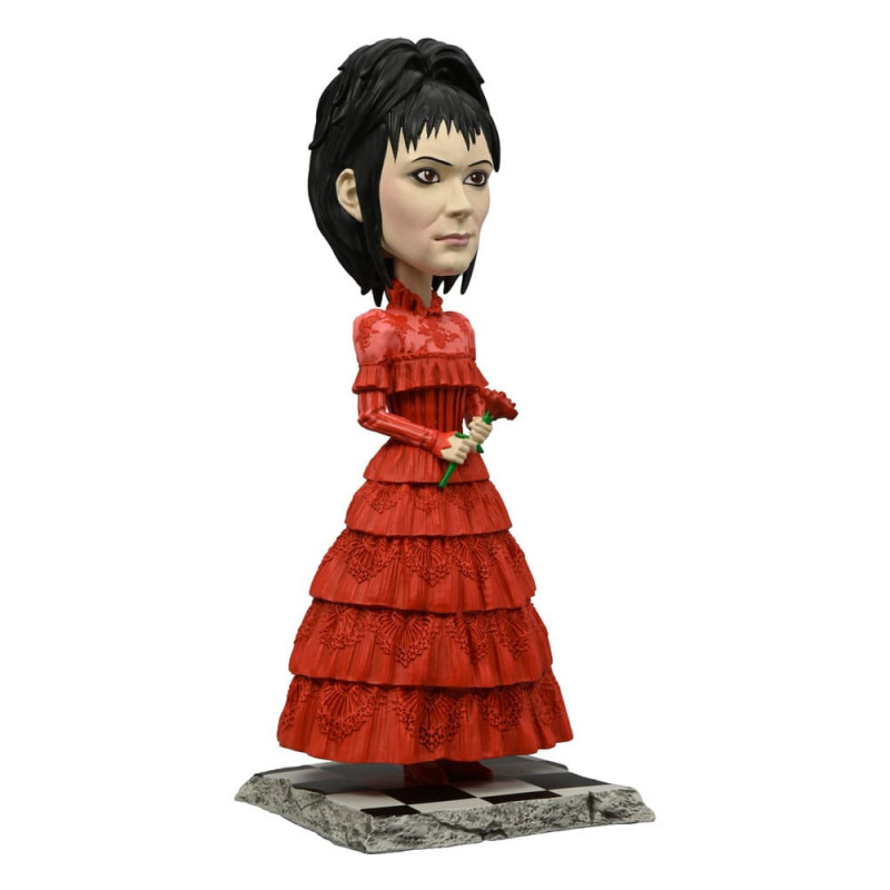 FÉVRIER 2025 : Beetlejuice 2 - Figurine Head Knocker Lydia Wedding 20 cm