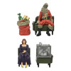 AVRIL 2025 : Beetlejuice 2 - Pack 3 figurines Waiting Room 1 (10 cm)