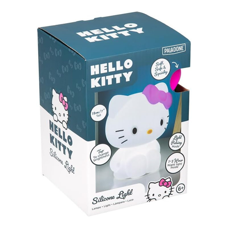 Sanrio - Lampe veilleuse en silicone Hello Kitty 18 cm