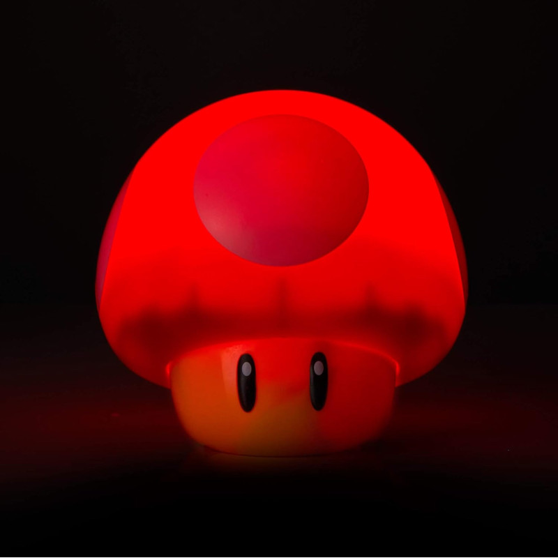 Super Mario - Lampe veilleuse sonore Champignon Rouge