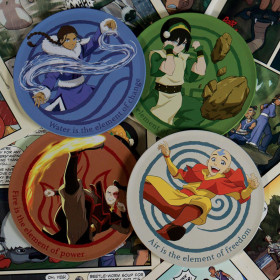 Avatar : The Last Airbender - Set de 4 sous-verres Eléments