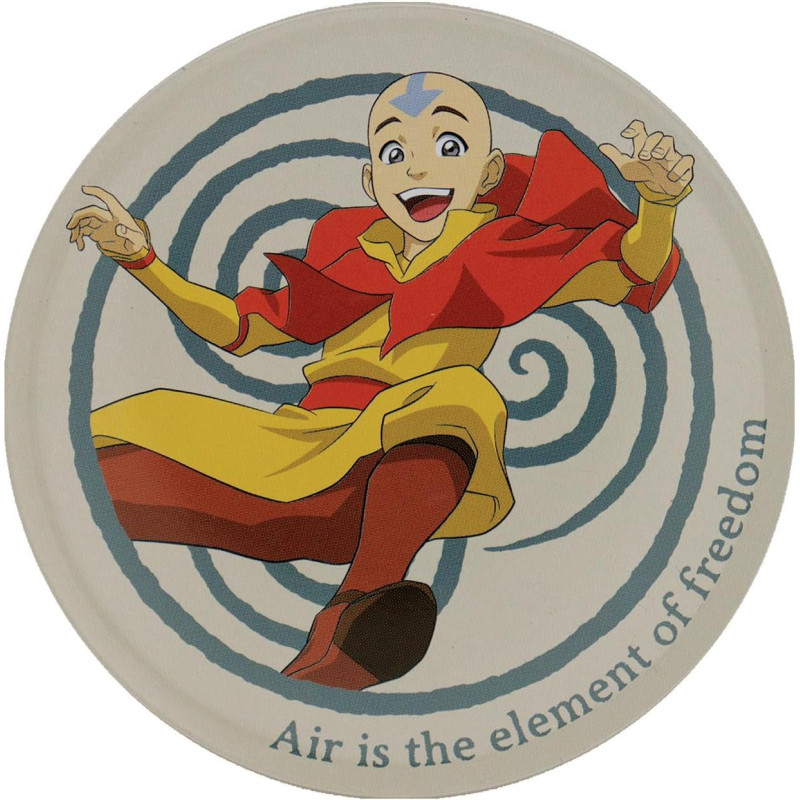 Avatar : The Last Airbender - Set de 4 sous-verres Eléments