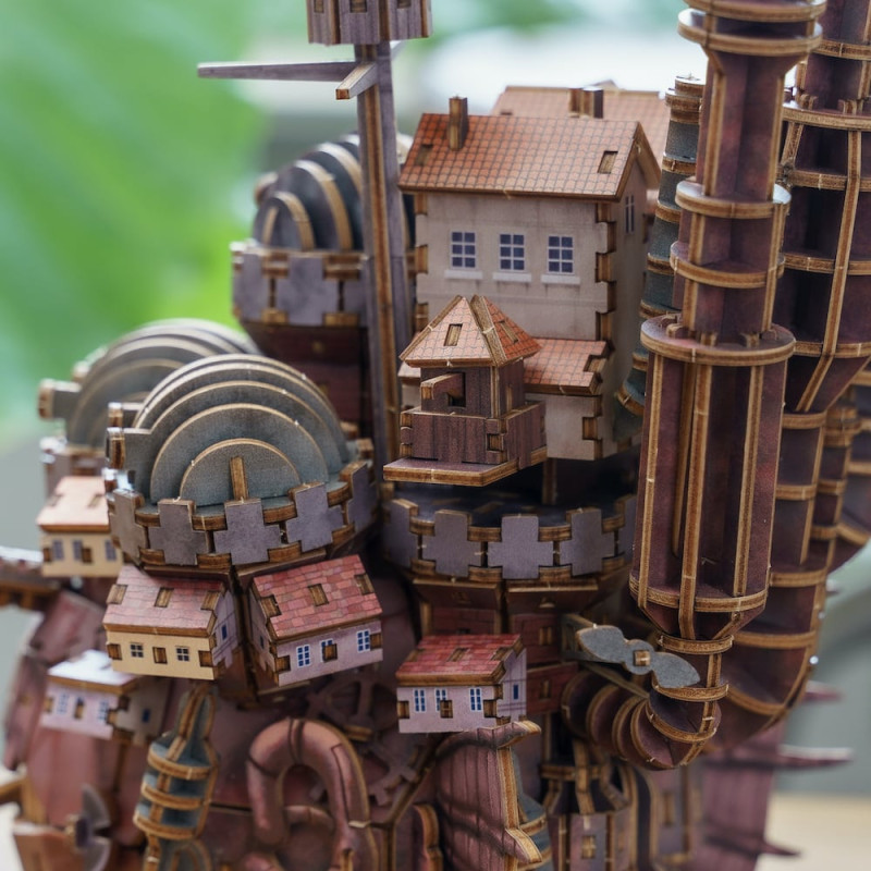 Le Château Ambulant - Maquette en bois Kigumi Château de Howl