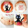 Kiki la Petite Sorcière - Coussin rond Jiji Couronne de pain