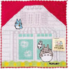 Mon voisin Totoro - Serviette Maison de Satsuki & Mei 25 x 25 cm