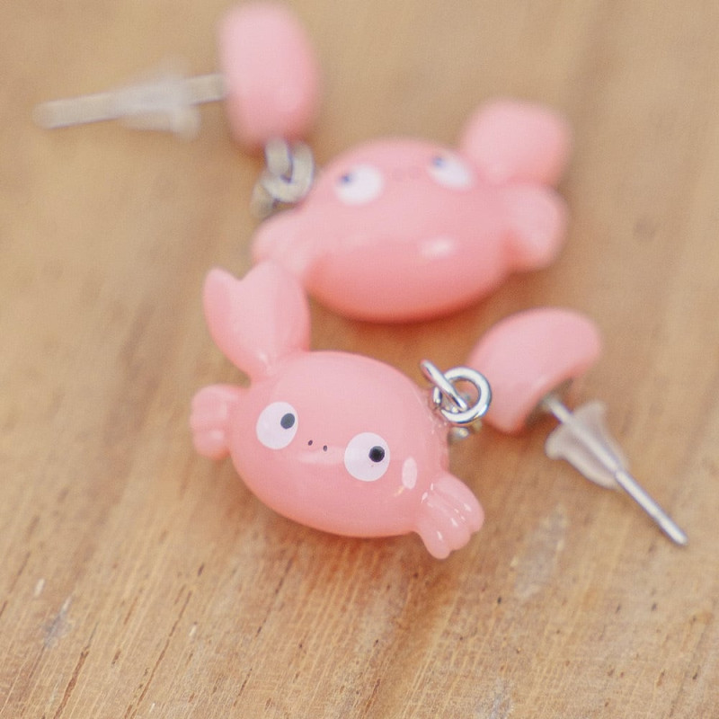 Mon voisin Totoro - Boucles d'oreilles Mei Crabe