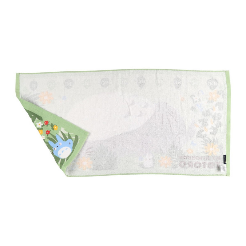 Mon voisin Totoro - Grande Serviette Toise Totoro se repose 60 x 120 cm