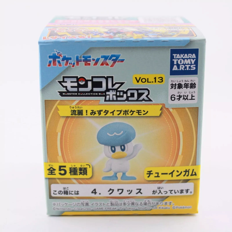 Pokemon - Figurine Monster Collection MonColle vol. 13 : Quaxly (Coiffeton)